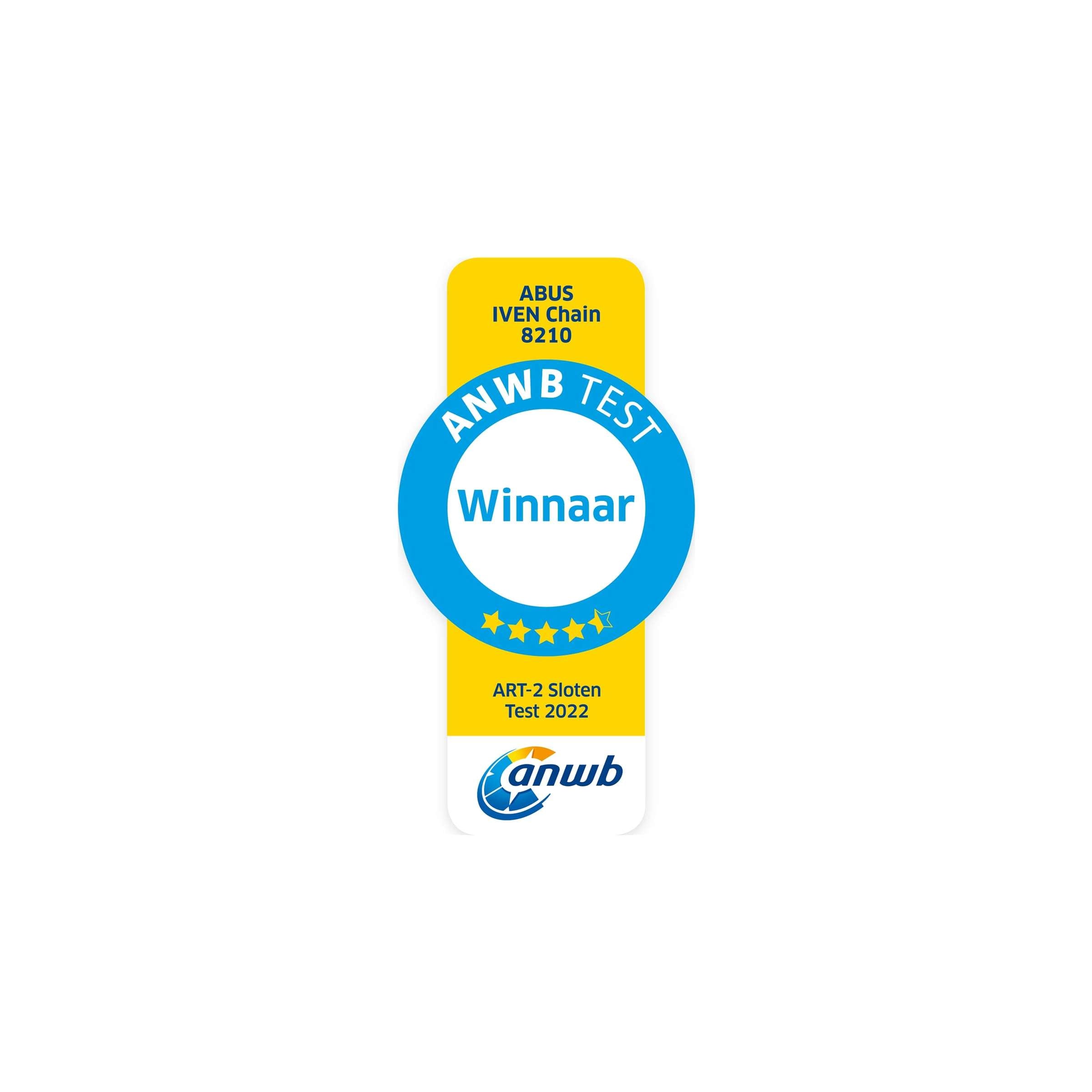Abus Iven 8210 - 140cm, Zwart, ART2