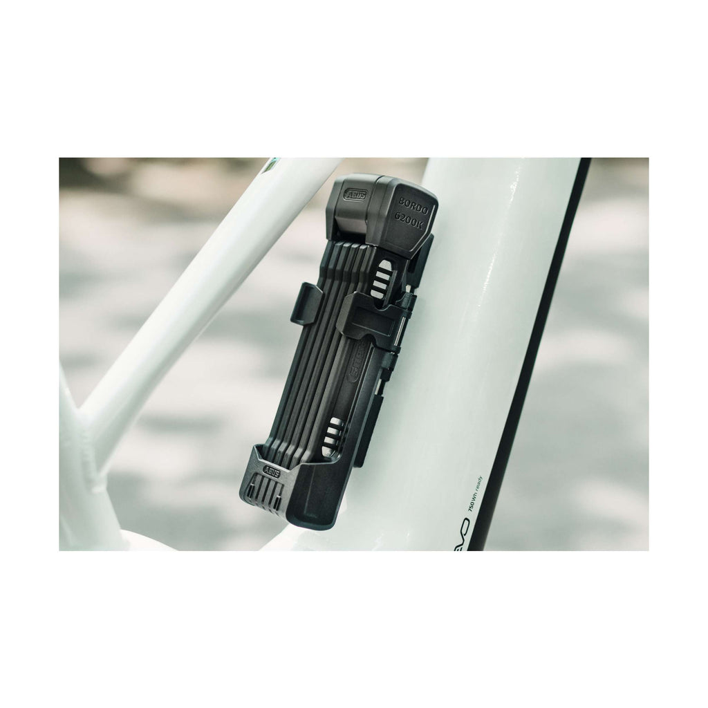 Abus fietsslot vouwslot - bordo™ 6200k - security level 13 - art-2 zwart - 90 cm - geschikt voor elektrische fietsen en stadsfietsen