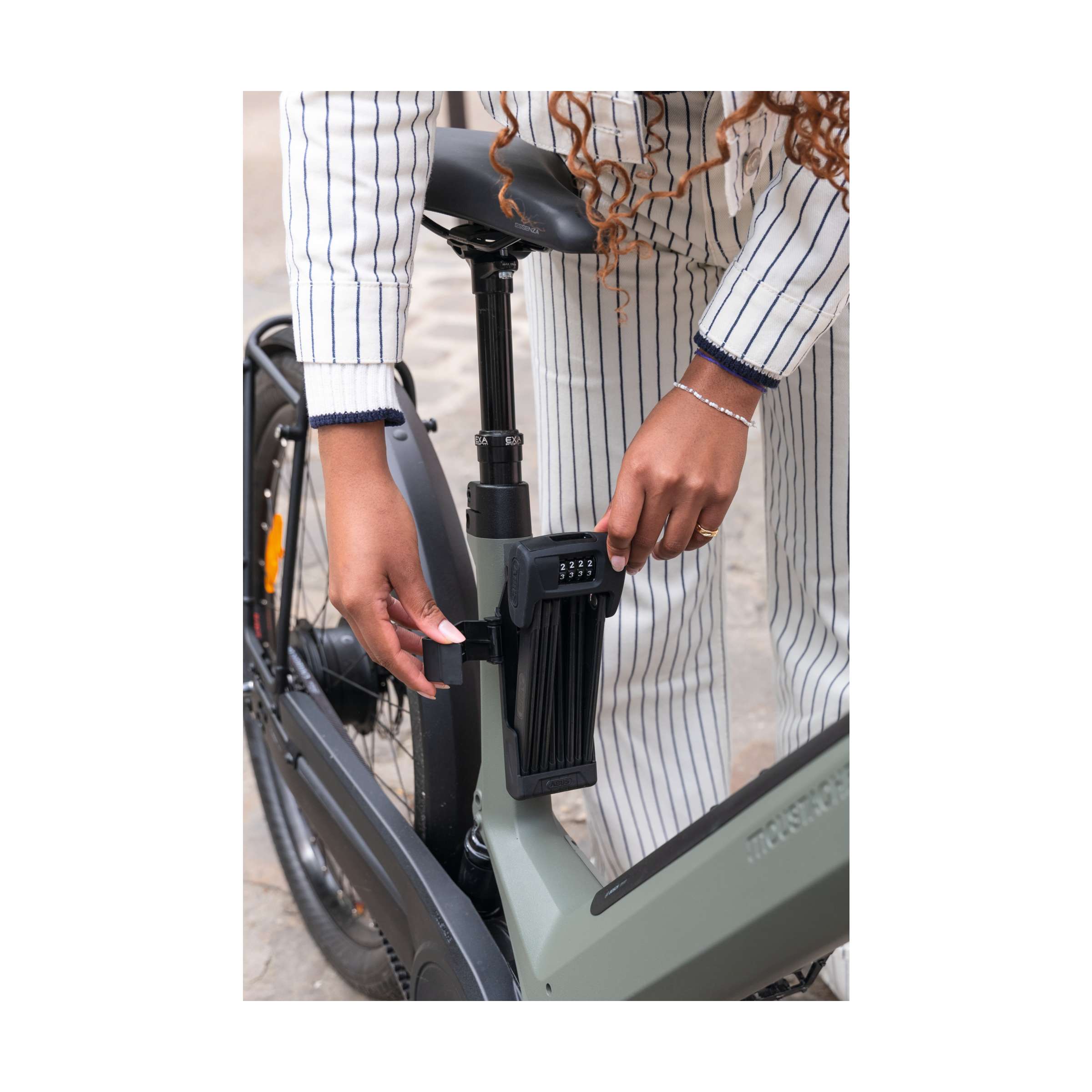 Abus Klappschloss bordo 6000c LED-Scheinwerfer
