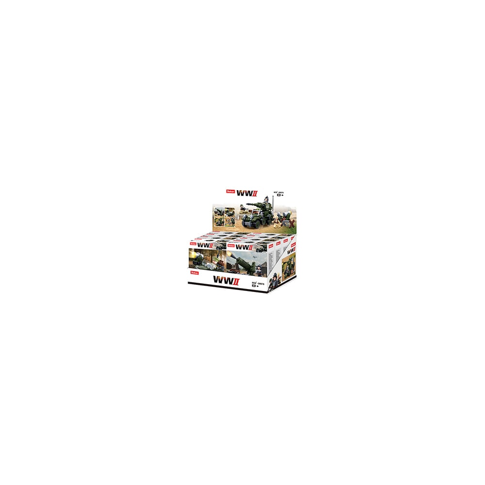 Sluban wwii 4 into 1 display (m38-b0678)