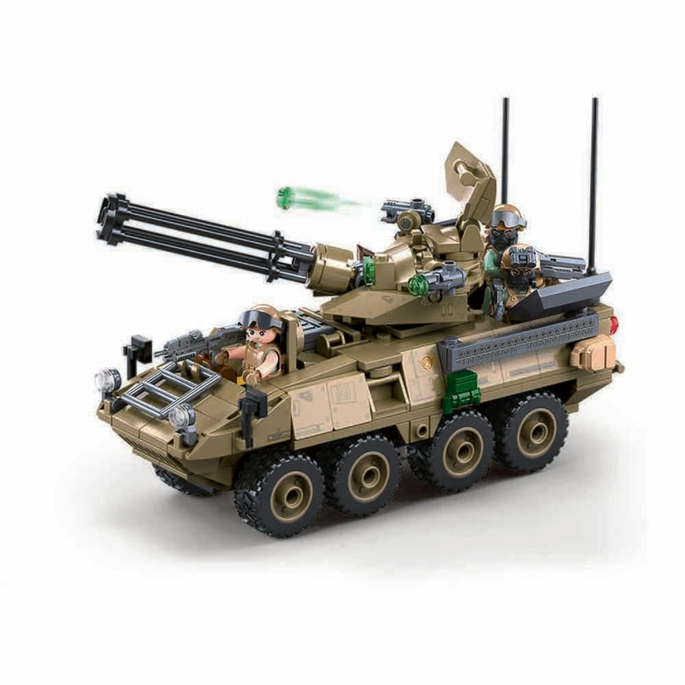 Sluban army tank oef stryker ads (m38-b1258)