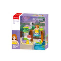 Sluban metropolis garden bouwspeelgoed kinderen vanaf 6 jaar - constructiespeelgoed modelbouw - bouwdoos met 69 bouwstenen - m38-b1329c