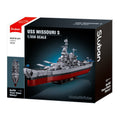 Sluban modelbricks slagschip uss missouri 1:350 (m38-b1291)