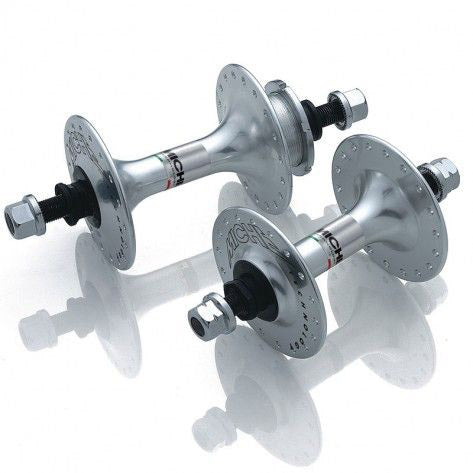 Miche Hubset Pista v + A 32g mit hohem Flansch silber