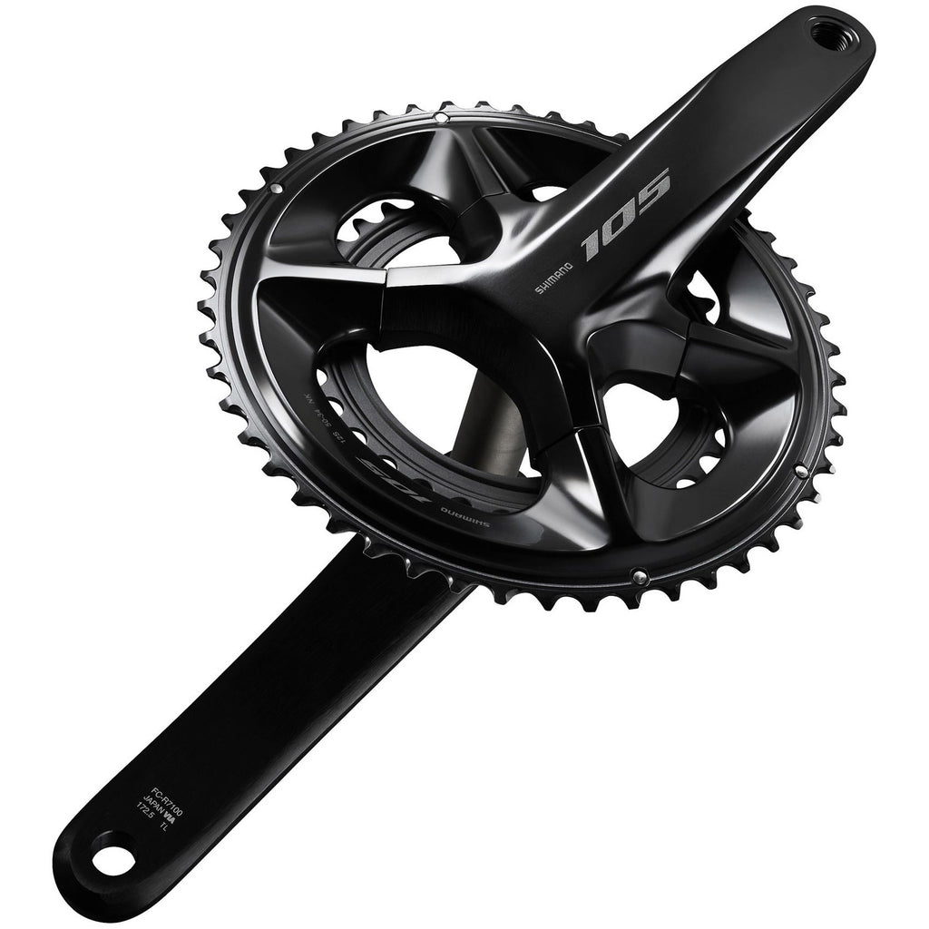 SHIMANO Kurbelgarnitur 105 FC-R7100 Shim.krg 105 FCR7100 50 34 172,5 schw 12f ht2