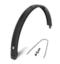Eurofender spatbord achter tempo square 28 inch 58mm - zwart