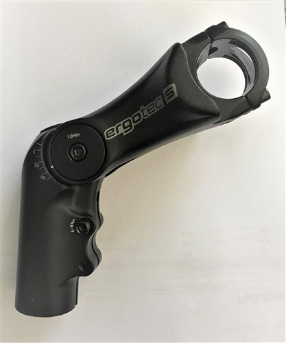 A-Head-Vorbau hoch 110 mm 31,8 verstellbar schwarz ergotec 5