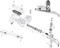 Sram scheibenbremse db4 disc brakes db4 right matt black