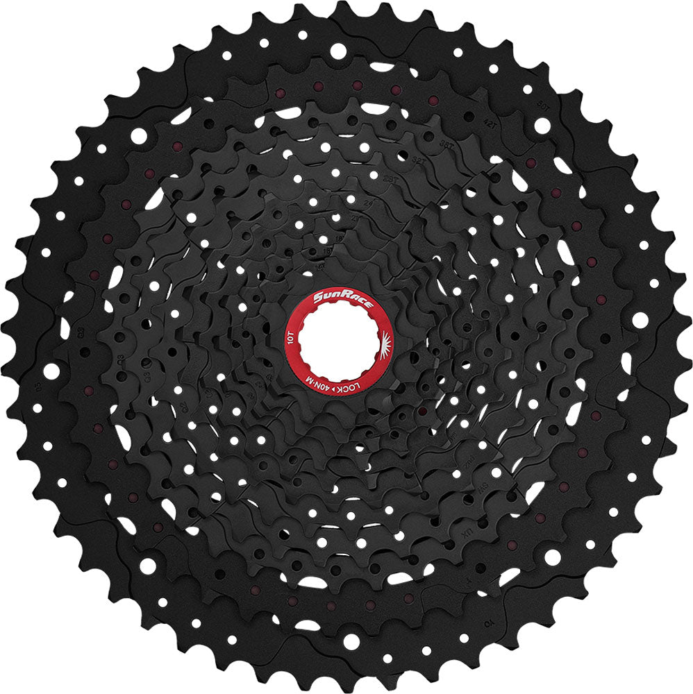 Spanninga sunrace cassette csmz800 12v 11-51t zwart