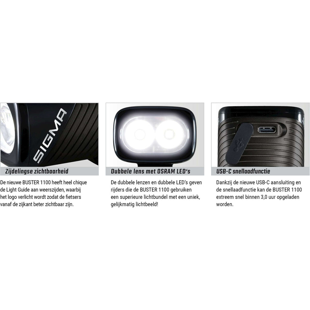 Sigma Buster 1100 + Buster RL 150 Blitzlicht-Set