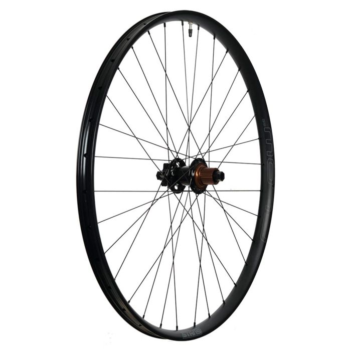 Stans stan's flow mk4 rear wheel - 27,5'' - 12x148 ta - shimano micro spline - 6-bolt - gray