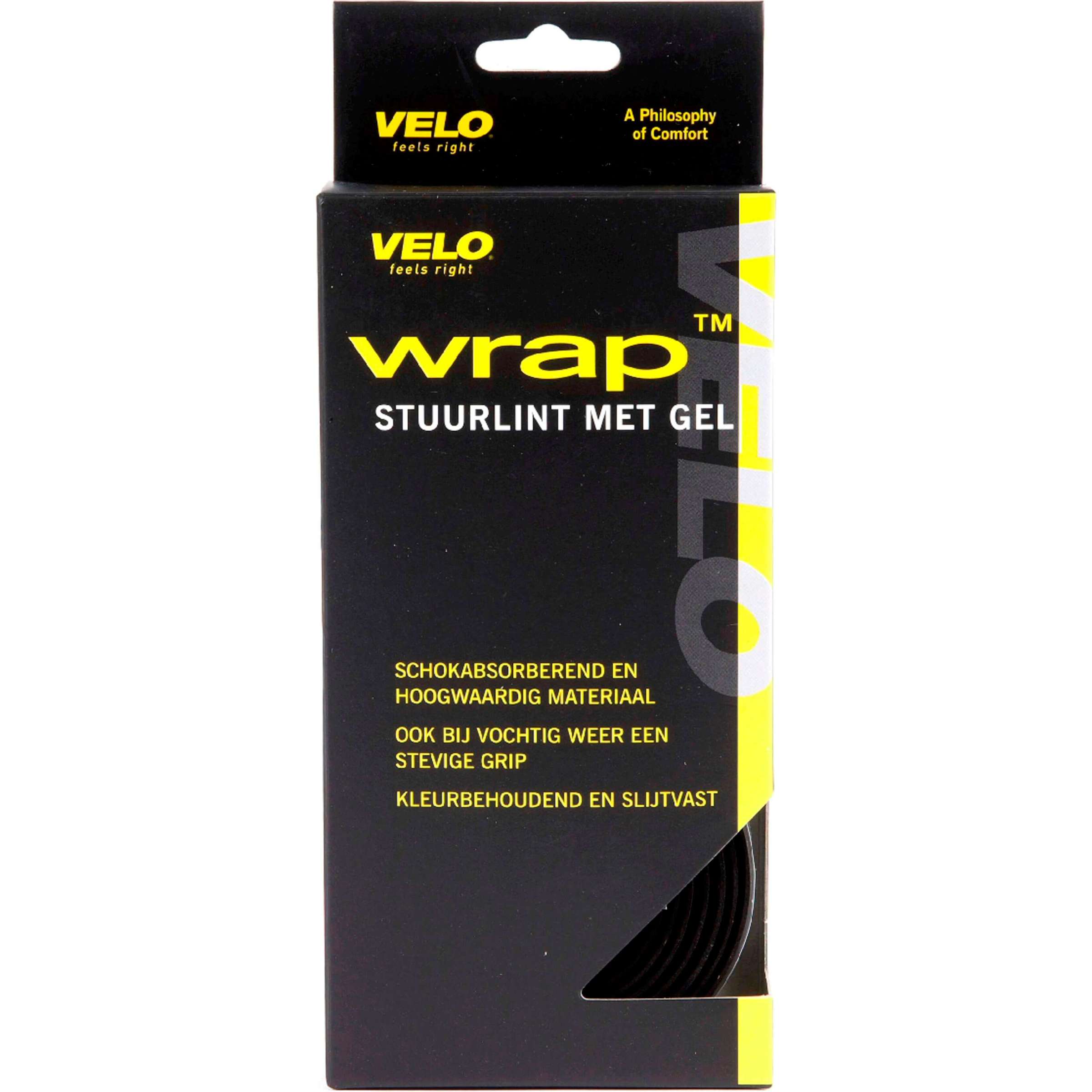 Velo Lenkerband Gel, schwarz mit Korkdruck