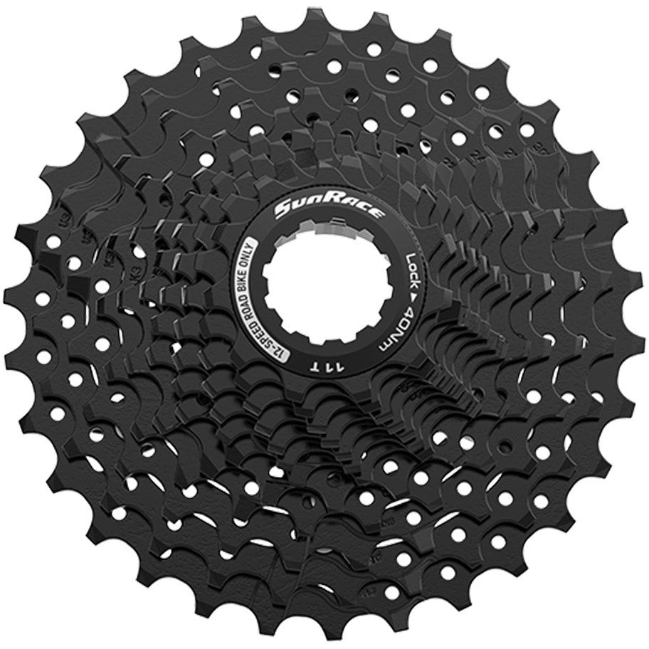 Sunrace Kassette CSRZ800 12V 11-30 Zähne schwarz rot