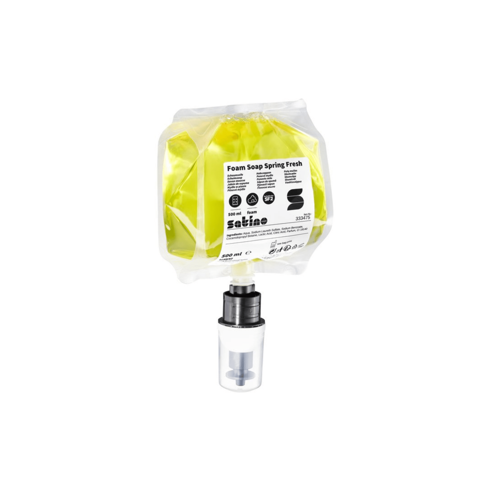 Satino sf2 foam zeep spring fresh (6x 500ml)