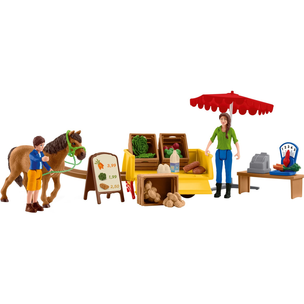 Schleich farm world mobiele farmstand