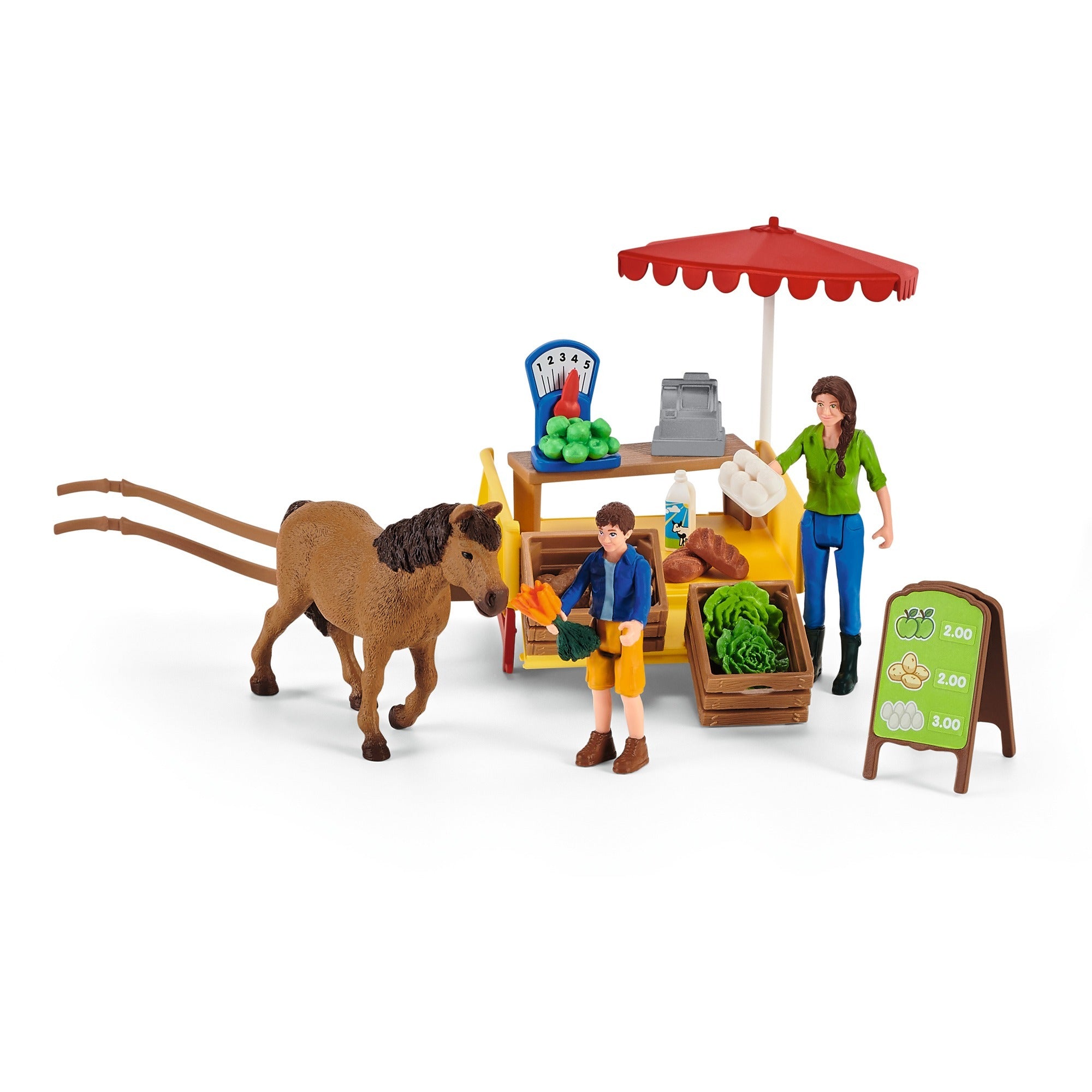 Schleich farm world mobiele farmstand