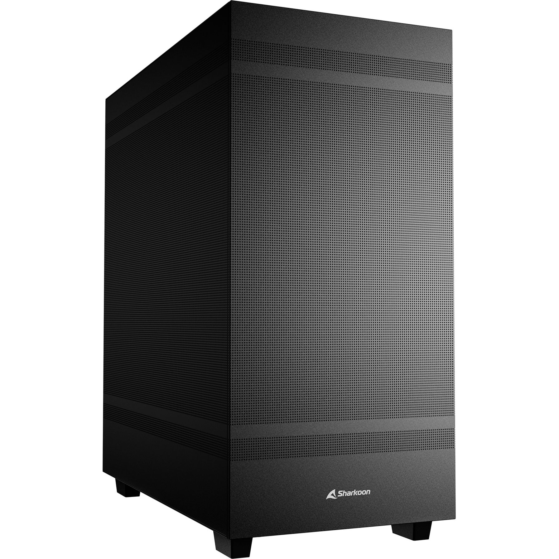Sharkoon rebel c50 black midi tower behuizing (zwart | 2x usb-a | 1x usb-c)