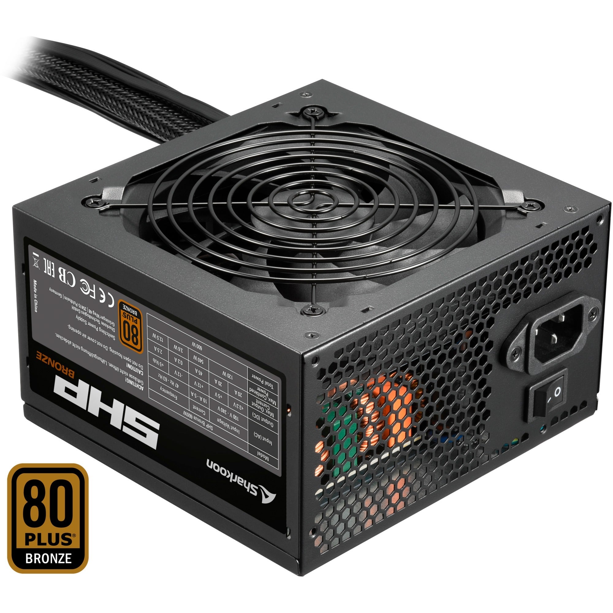 Sharkoon SHP Bronze 600 W