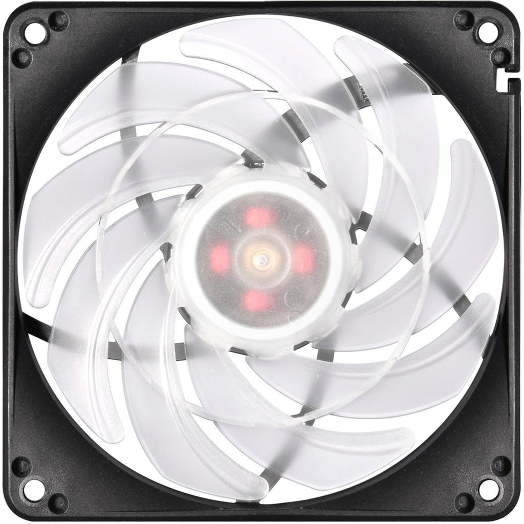 Silverstone sst-fw124-argb 120x120x15 case fan (zwart, 120 x 120 x 15 mm, pwm)