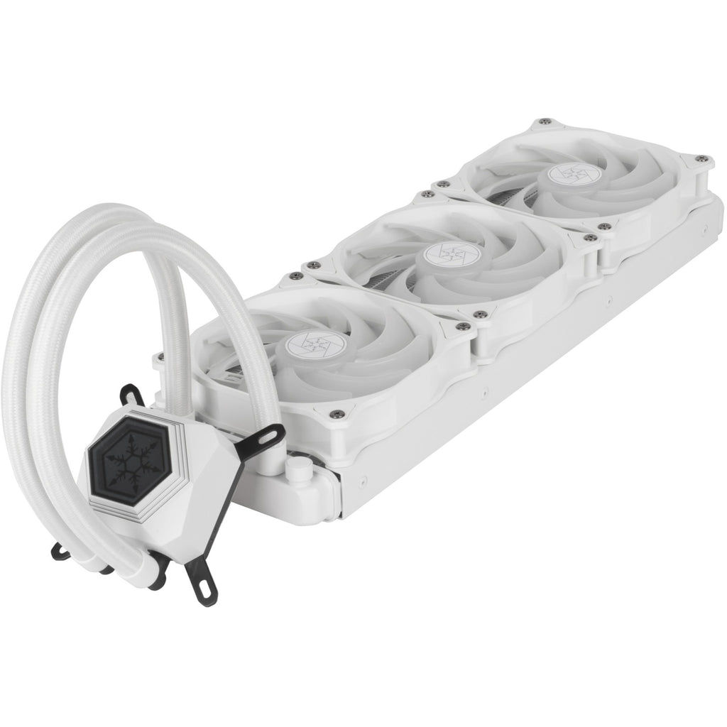 Silverstone sst-pf360w-argb-v2 waterkoeling (wit, incl. rgb controller)
