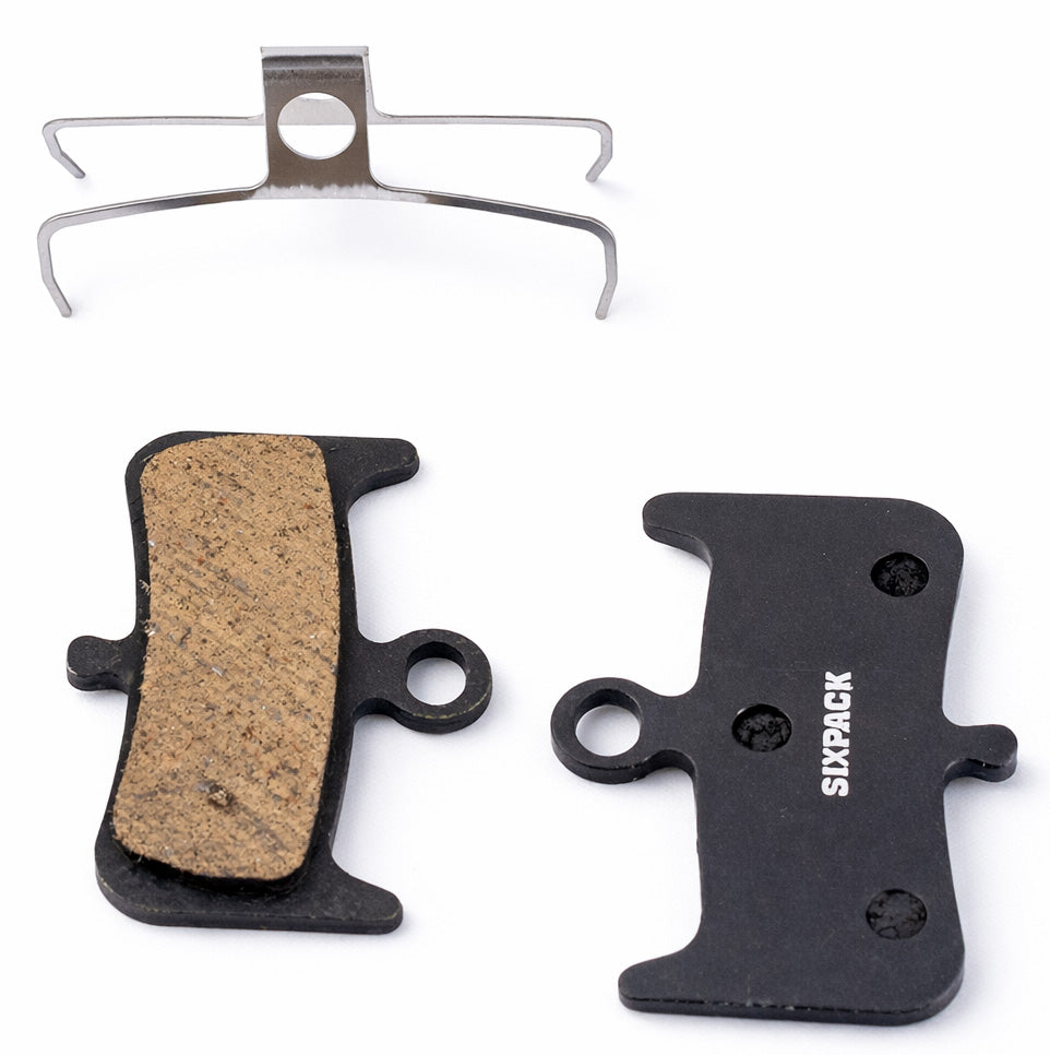 Sixpack racing semi metallic disc pads for hayes dominion a4 t4