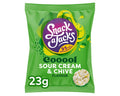 Snack a jacks sour cream chive (8x 23gr)