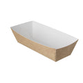 Takeaware kroketbakje a5 kraft wit bio (400 stuks)
