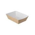 Takeaware frietbakje a7 kraft wit bio (400 stuks)