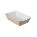 Takeaware frietbakje a9 kraft wit bio (400 stuks)