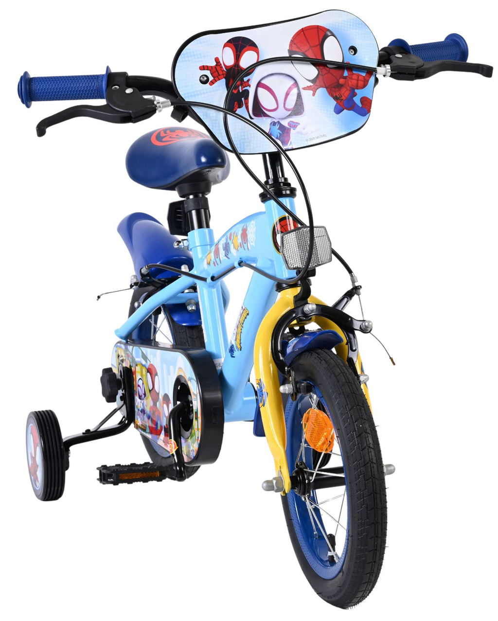 Spidey Kinderfahrrad - Jungen - 12 Zoll - Blau - Zwei Handbremsen