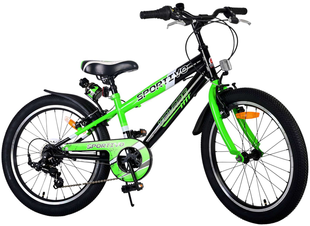 Volare Sportivo Kinderfahrrad - Jungen - 20 Zoll - Grün - 7 Gänge