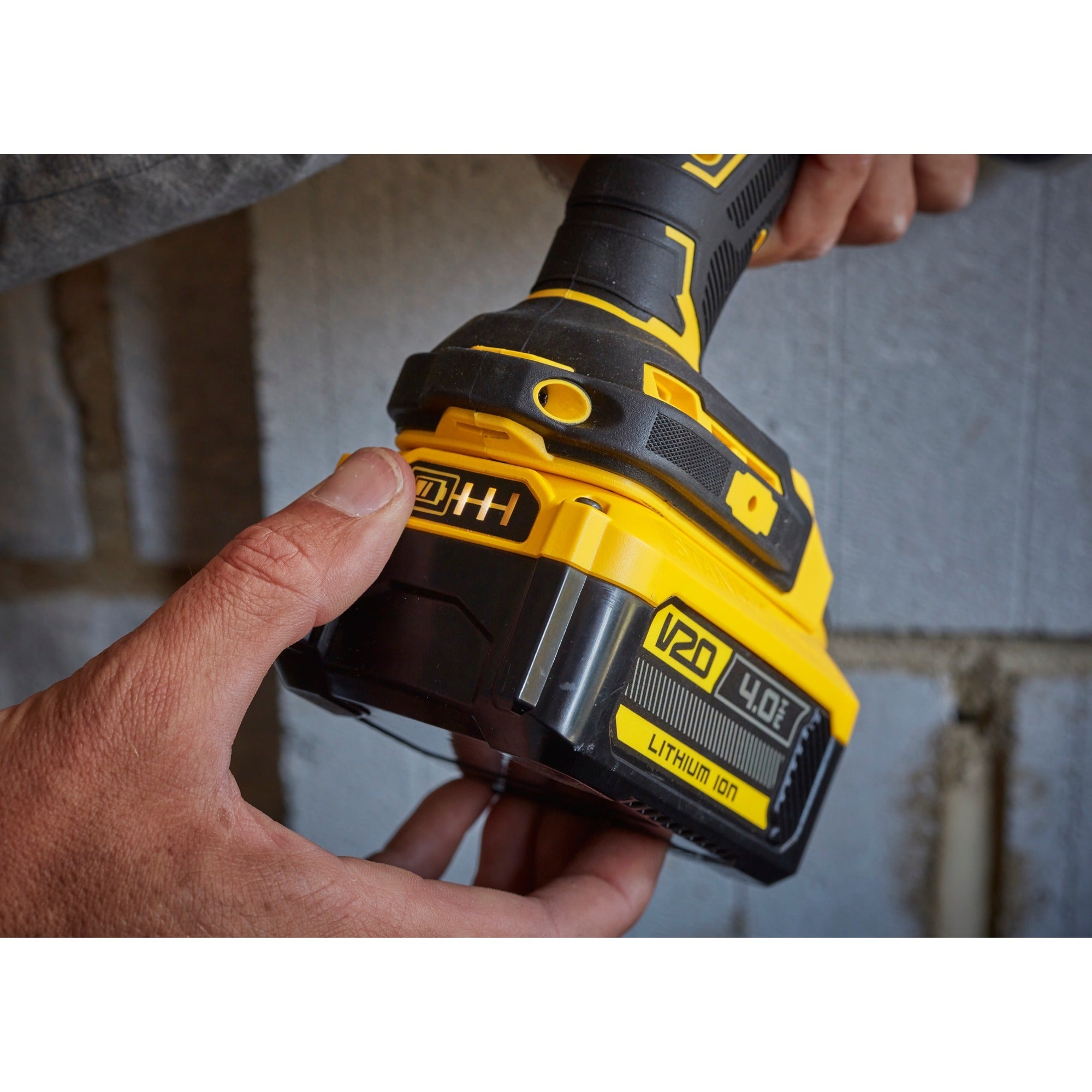 Stanley fatmax v20 18v 4.0ah lithium-ion accu oplaadbare batterij (geel zwart)