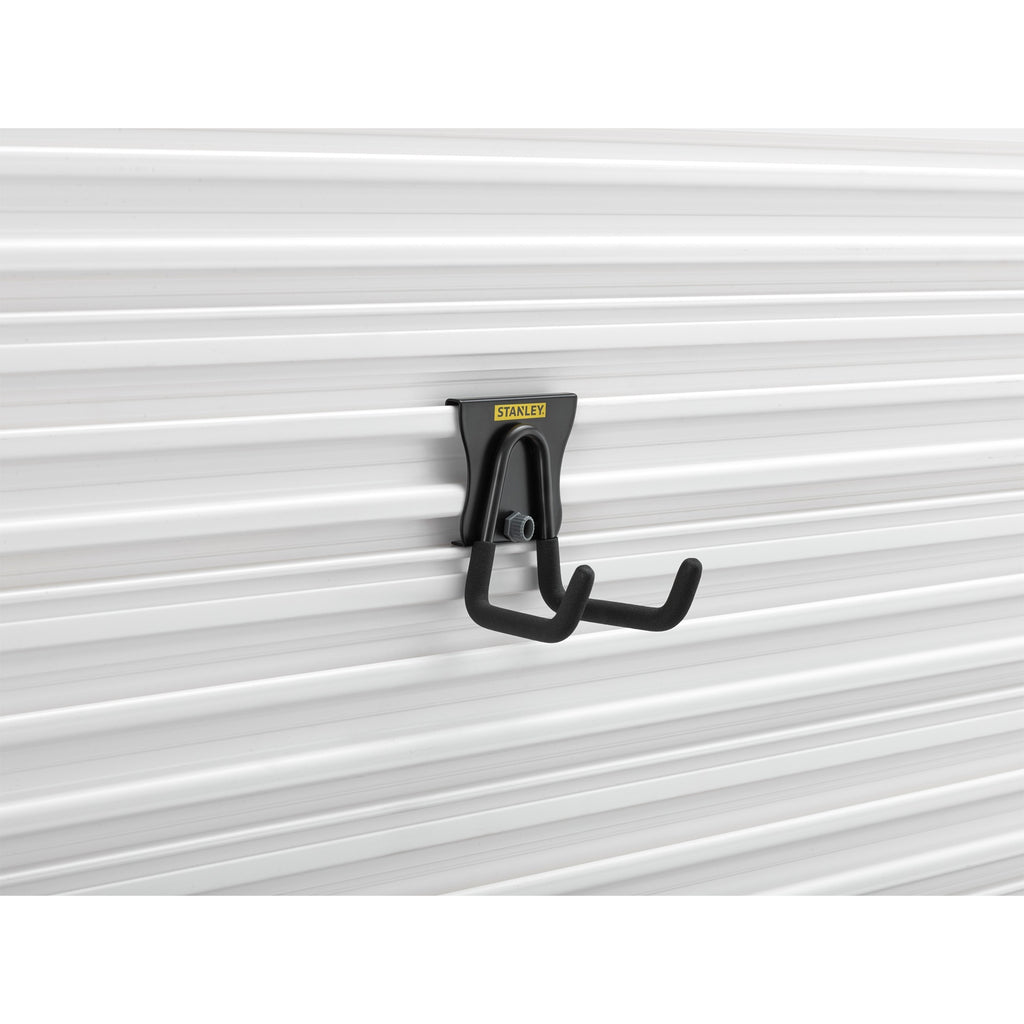 Stanley track wall - universele haak medium houder (zwart)
