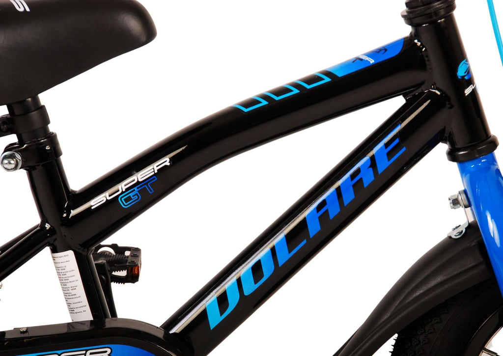 Volare Super GT Kinderfahrrad – Jungen – 12 Zoll – Blau
