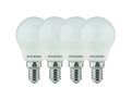Sylvania ledlamp - e14 - 470 lm - kogel - mat - 4 stuks