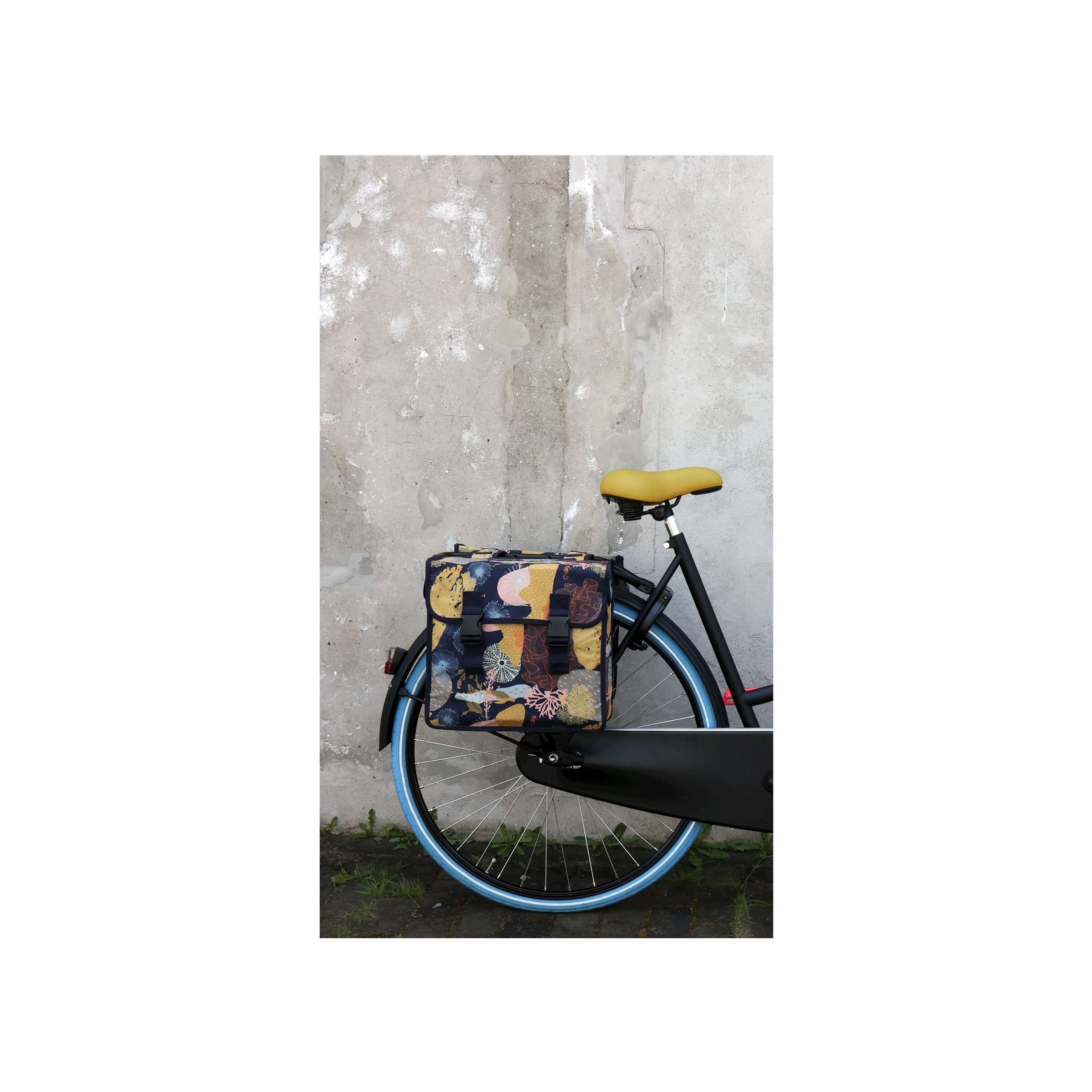 BASIL Mara XL Reef Doppel-Packtasche, 35 Liter, 14 x 36 x 44 cm, Mitternachtsblau