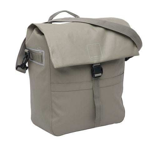 Neue Looxs Leeds Einzel-Fahrradtasche – 19 Liter – 33 x 18 x 38 cm – Taupe