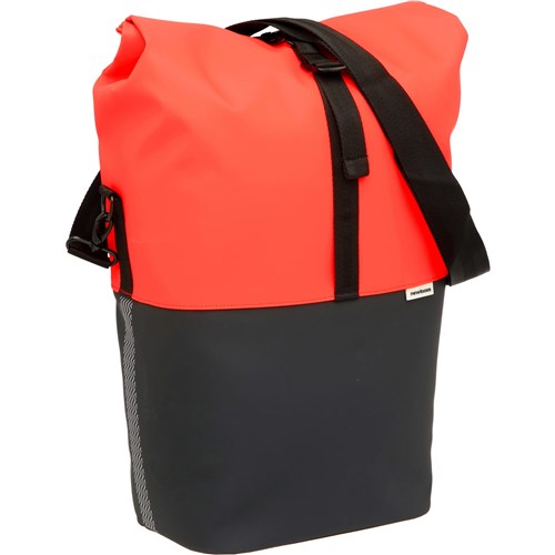 Neue Looxs Nyborg Fahrradtasche, 17 Liter, 30 x 17 x 37 cm, rot und schwarz