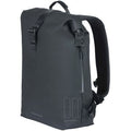 Basil SoHo MIK Side fietsschoudertas - zwart, waterdicht, PU, Nordlicht LED, 17l