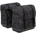Newlooxs New Fietstas Alba Double Waterafstotend Polyester MIK Bagagedrager Zwart Groen Zand