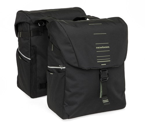 Neue Looxs Doppeltasche Vigo 40l Polyester schwarz grün