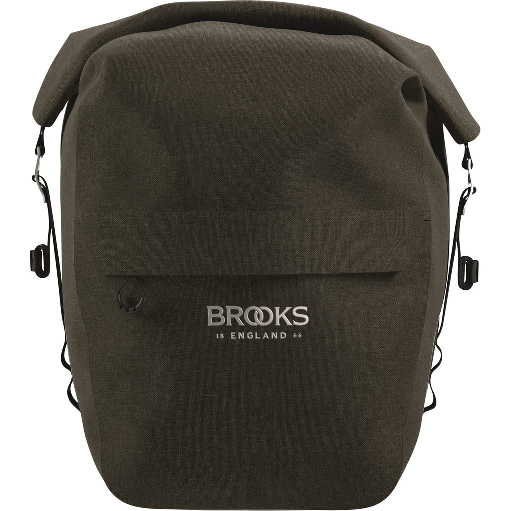 Brooks scape pannier - large (18-22l) - mud green