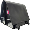 Fietstas dubbel XL PVC 46L met uitsparing zwart