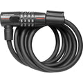 Trelock SK210 Spiralkabelschloss, Code 180, 10 mm, schwarz