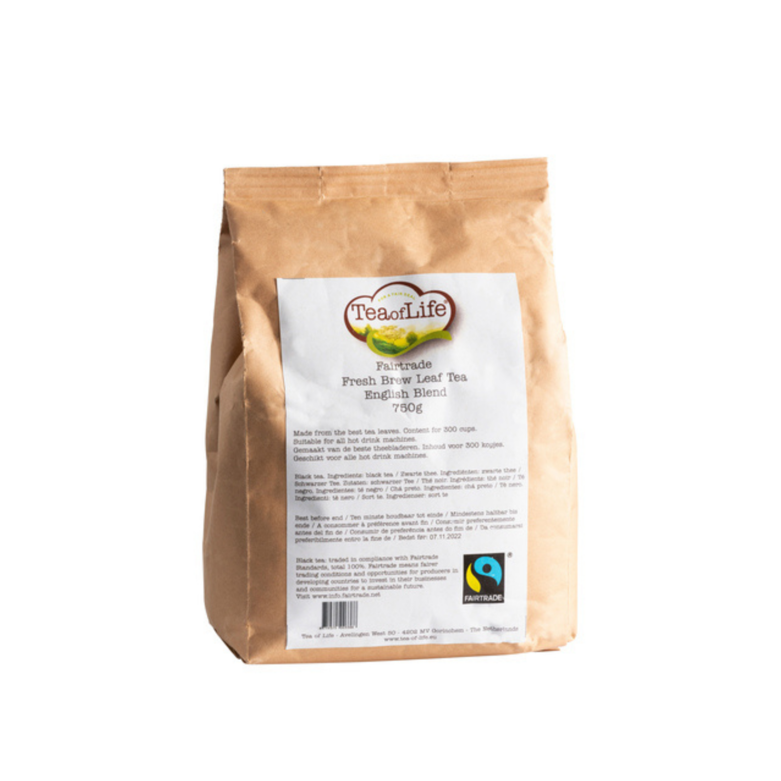 Tea of life fairtrade fresh brew thee english blend (6x 750gram)
