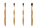 The eco gang bamboe tandenborstel - soft - 4 stuks - mix