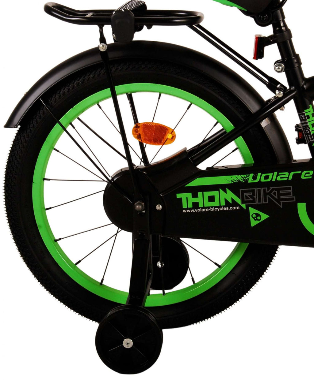 Volare Thombike Kinderfahrrad - Jungen - 18 Zoll - schwarz Grün
