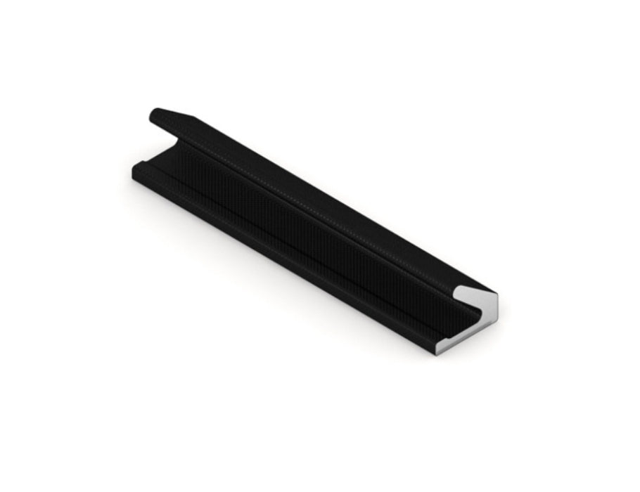 Schlegel - qlon tochtstrip - zelfklevend - zwart - 15 x 12 mm - 25 m