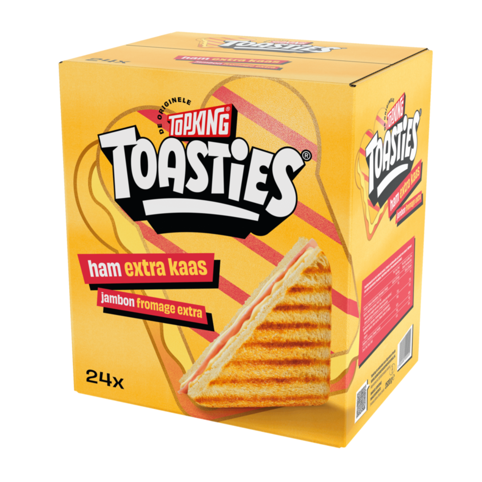 Topking toasties ham extra kaas 105 gr