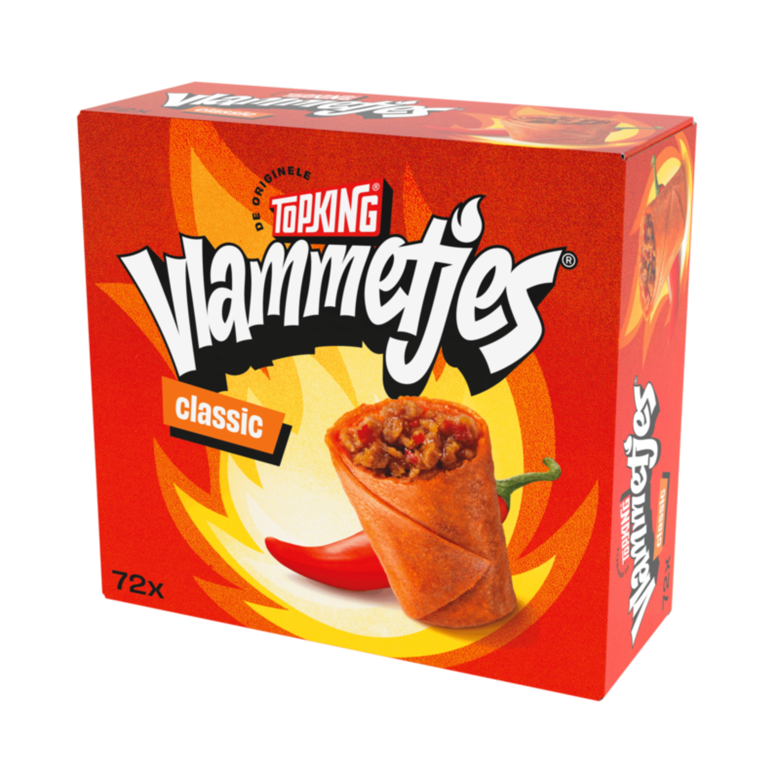 Topking vlammetjes classic (72x17 gram)